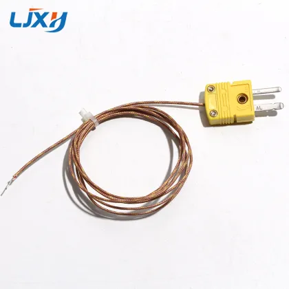 LJXH GG-K-30-SLE High Precision K-Type Thermocouple Probe with Fiberglass Wire