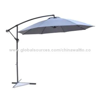 Banana Hanging Umbrella, Fiberglass Rib, Made of 180g Polyester Fabric