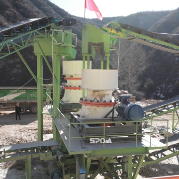 Single Cylinder Hydraulic Cone Crusher for Hard Rock Processing