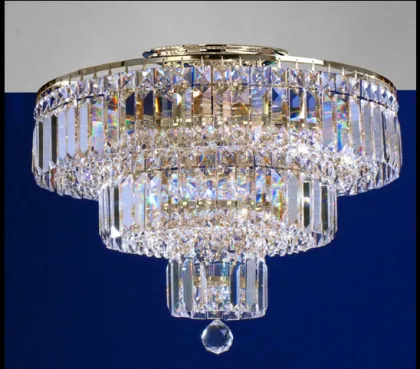 Living room furniture gold modern crystal decoration ceiling light