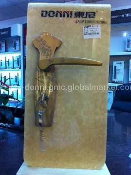 Classical Bamboo&Wintersweet desgin  Mortise Lock - EFSB08-A35 DAB