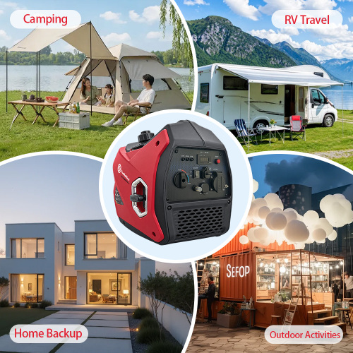 Generador inversor portátil de doble voltaje de 3000 W