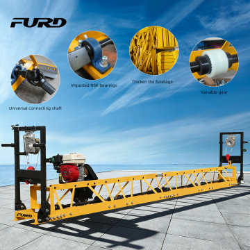 Machine de nivellement, chape vibrante en treillis de béton, chape Ultra plate pour le nivellement des chaussées