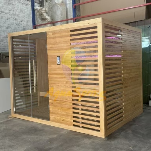 Far infrared indoor saunas