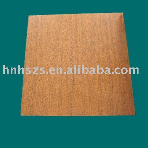 PVC coffered Ceiling Panel board in wooden design(600mm*600mm*7mm)