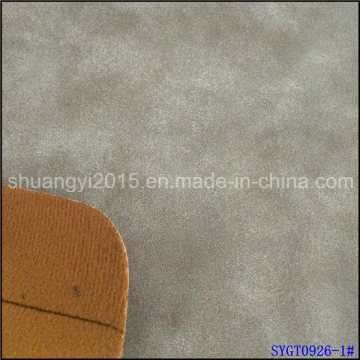 Classical Old Times Style Yangbuck PU Leather for Shoes