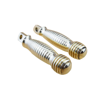 CNC Brass Universal Motorcycle Rearset Footrests
