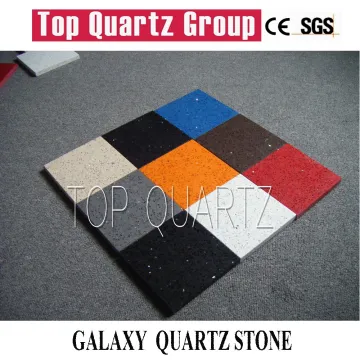 Artificial shining quartz stone slabs,Cheap Silver Star series of artificial quartz stone tiles