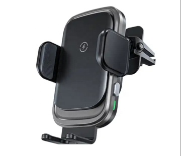 Chargeur de voiture sans fil rapide 15W avec support de serre d'air