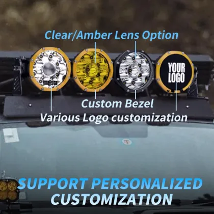 Ember Off-Road Flood Light Bar - Dual Color Driving Light