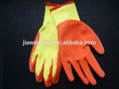 Latex palm coated work gloves latex palm coating gloves, working gloves/guantes 14