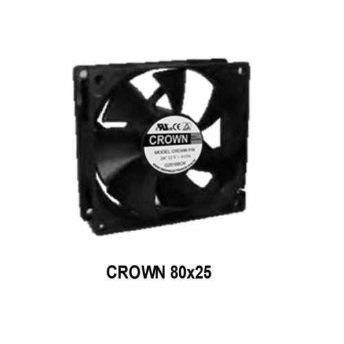 80x80x25 12v 24v Dc Axial Flow Industrial Fan