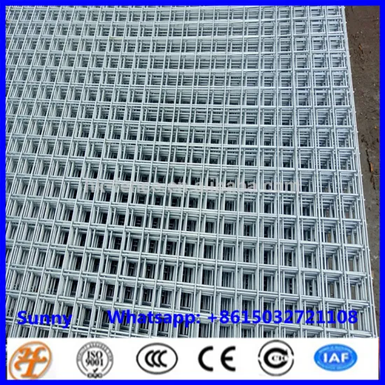 Flat Square Heavy Gauge 2x2m Galvanized Welded Wire Mesh Panel