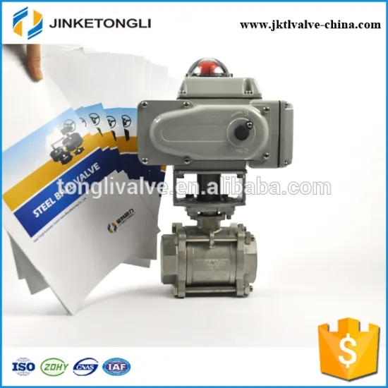 JKTLEB014 automated on off spherical valve