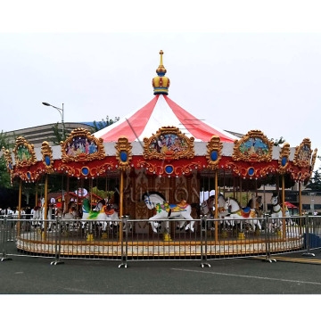 Cheap Price Sale 36 Seats Large Kids Carusel Horse Amusement Park Rides Mary Go Round Carrusel Carrousel For Kids