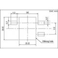 Sakelar Aksi Satu Arah dengan Tinggi Slide Bar 3.3mm