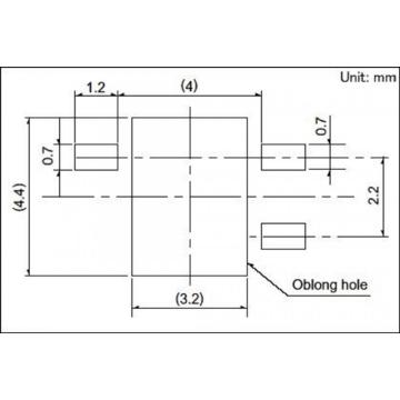 One-way Action Switch with Slide Bar Height 3.3mm