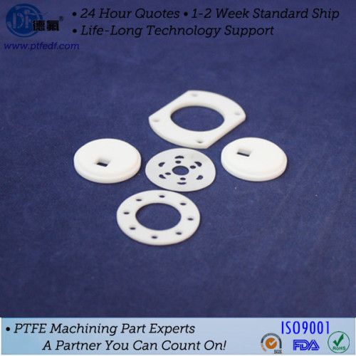 Smooth Surface Personalized Gasket Ptfe Fitting, High Quality Smooth