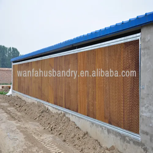 Evaporative Cooling Pad System For Poultry House, High Quality