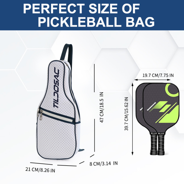 Breathable Neoprene Fabric Pickleball Bag