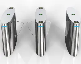 SUS 304 RFID Flap Barrier Gate
