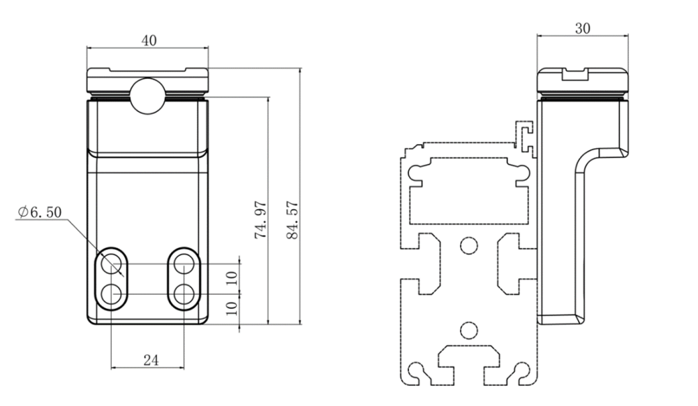 ZJ-J Conveyor Sensor Bracket Design