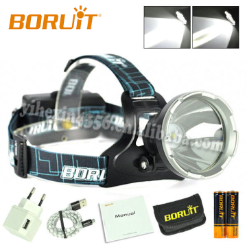 2017 Hot Sale Boruit B10 Newest USB Rechargeable LED Headlamp