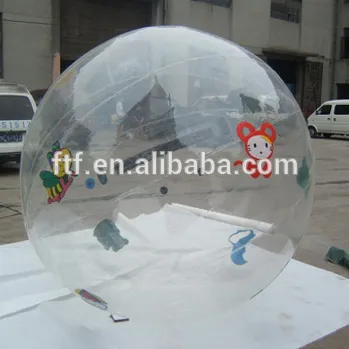 Customized high quality super crazy on the water toys giant inflatable zorbing ball for adults