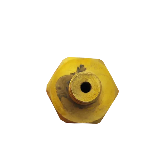 Oil pressure sensor for both pressure and temperature