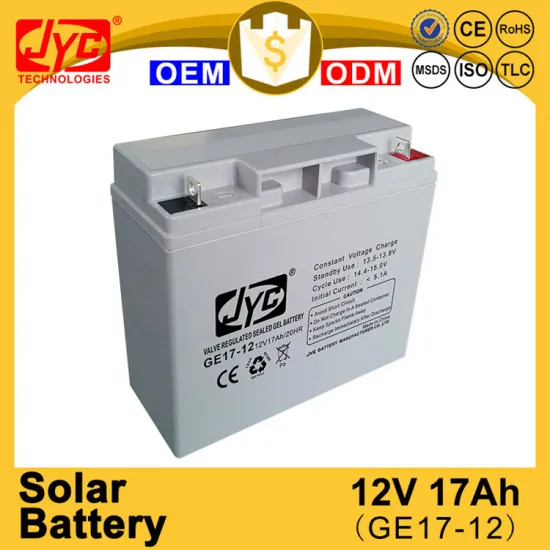 longest life service sealed 12v 20hr 17ah solar battery for phone