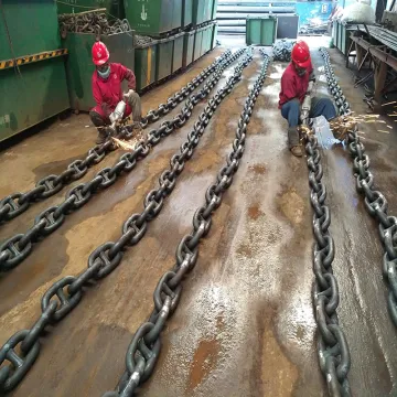 Marine stud anchor chain