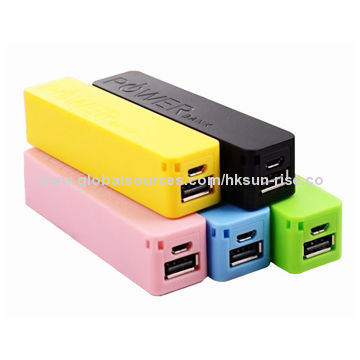 2,600mAh 18650 Li-ion Power Banks, Guarantee, Top Quality, 5.0V DC/0.6mA Output