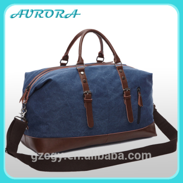 China supplier Retro Men's custom Canvas Travel Duffel Bag canvas