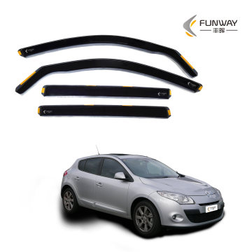 4pcs Weather Shields Visor Vent Shades Channel Window Car Wind Deflectors for Renault Megane MK3 2008-2016 5 Door Hatchback