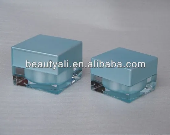 Square Cosmetic Packaging Acrylic Jar