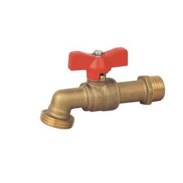 1/2 \'\'NPT -3/4\'\'HN Hose Brass Bibcock With T Handle