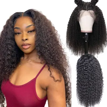 HanF Wholesale 13x6Lace Wig Vendors Raw Indian Transparent Glueless Lace Water Wave Pre-plucked Wigs Human Hair Full Lace Front