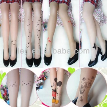 Women Japan Tattoo Tights