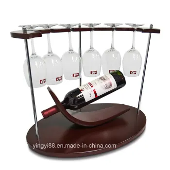 Factory Direct Custom Desktop Unique Shape Wine Display Rack