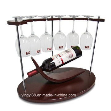 Factory Direct Custom Desktop Unique Shape Wine Display Rack