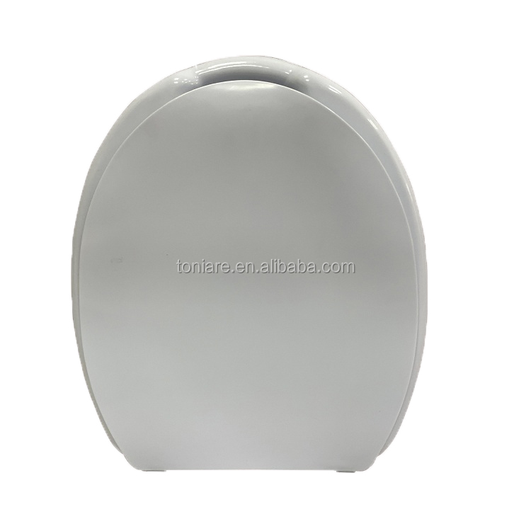 White Plastic Home Care 4 Inch Raised Toilet Seat Safe and Portable Raised Toilet Seat with Lid TCA04A