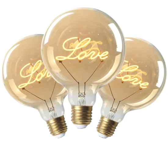 Love Home Dream LED Soft Filament Bulb - Decorative Globe Light Bulbs G95 & G125