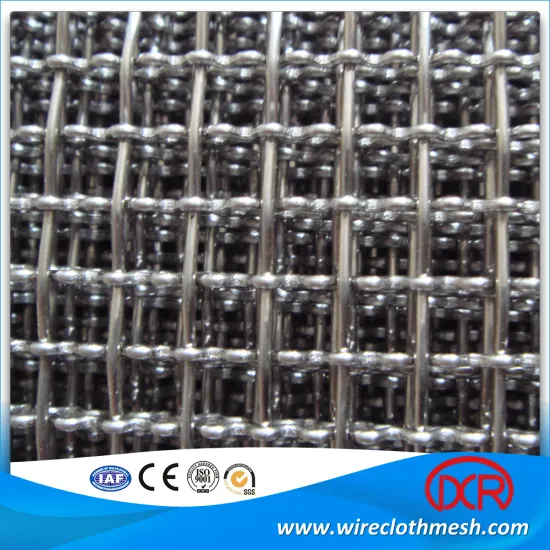 plain woven steel crimped mesh