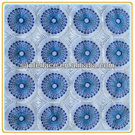 royal blue african voile lace fabric