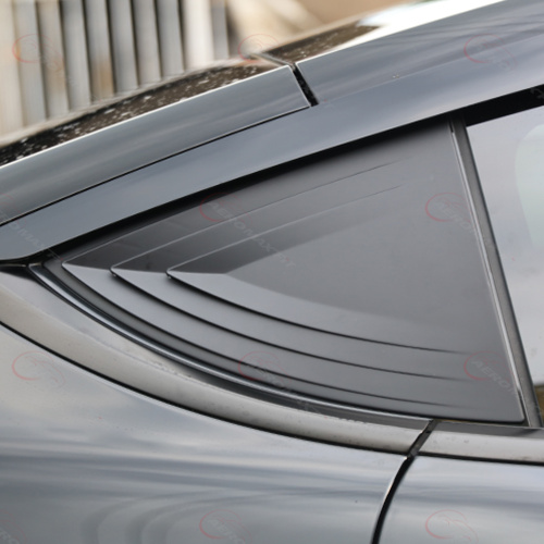 Tesla Model Y triangular blinds