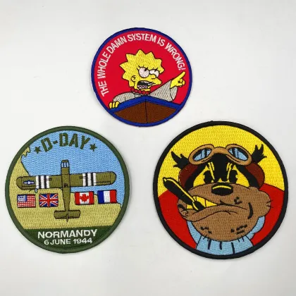 Customized European style animal clothing embroidery patch