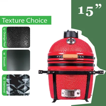 Auplex Grill 15 inch Pattern Ceramic Kamado Joe Charcoal BBQ barbecue grill Outdoor
