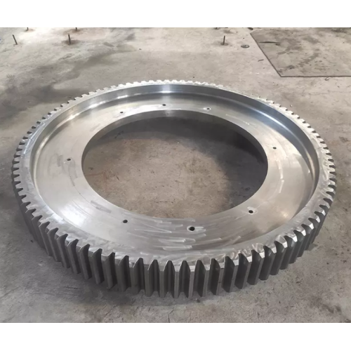 Rotary Transmission Cast Steel Cement Ball Mill Parts