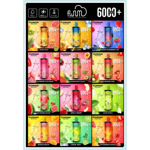 Fluum Bar 6000 Puffs Disposable Kit