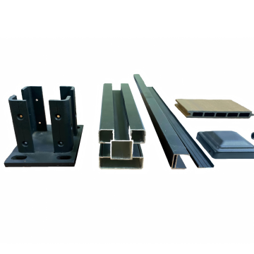 louvre style ventilated composite fence board